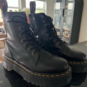 Dr. Martens Black Leather Boots
